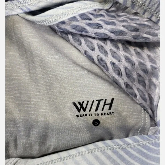 WITH Wear it to Heart Peloton Logo Multi Sport Bra High Neck - Picture 3 of 7